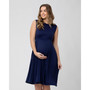 Maternity Knife Pleat Sleeveless Dress Blueprint