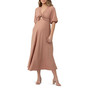 Maternity Camille Tie Front Maxi Dress