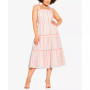 Plus Size Trendy Shelly Midi Dress