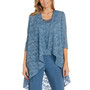 Women's Jacquard Jacket, Embellished Top and Pants