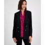 Women's Bi-Stretch Faux-Double-Breasted Jacket, Created for Macy's