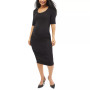 Side-Ruched Maternity Dress