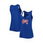 Women's Royal Chicago Cubs Notch Neck Tank Top