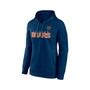 Women's Branded Navy Chicago Bears Checklist Crossover V-Neck Pullover Hoodie