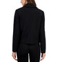 Women's Wide-Lapel Cropped Open-Front Blazer