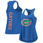 Women's Royal Florida Gators Essential 2-Hit Racerback Tank Top