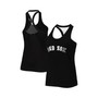 Women's Black Boston Red Sox Tonal Athleisure Racerback Tank Top