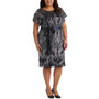 Plus Size Sequined Sheath Dress