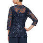 Women's Embroidered Sequined Jacket & Tank Top Twinset