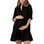 Maternity Adel Button Through Shirt Dress