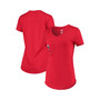 Women's 5th & Ocean by Red D.C. United Athletic Baby Jersey V-Neck SS T-shirt