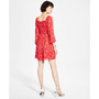 Women's Ditsy-Print Tie-Bust Dress, Created for Macy's