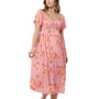 Maternity Libby Floral Smocked Dress