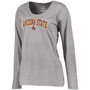 Women's Heathered Gray Arizona State Sun Devils Campus Long Sleeve T-shirt
