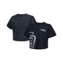 Women's Black San Diego Padres Cropped T-shirt