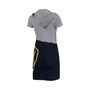 Women's Heathered Gray, Navy Milwaukee Brewers Hoodie Dress