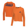 Women's Orange Chicago Bears Pocket Thermal Long Sleeve T-shirt