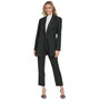 Women's Pinstripe Belted Jacket