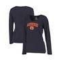 Women's Navy Auburn Tigers Campus Long Sleeve T-shirt