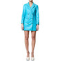 Women's Crolenda Faux-Leather Blazer Dress