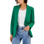 Women's Solid-Color Notch-Lapel One-Button Blazer