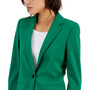 Women's Solid-Color Notch-Lapel One-Button Blazer