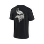 Men's and Women's Black Minnesota Vikings Super Soft Short Sleeve T-shirt