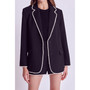 Women's Pearl-Trimmed Blazer