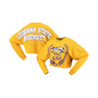 Women's Gold LSU Tigers Laurels Crop Long Sleeve T-shirt
