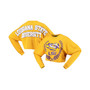 Women's Gold LSU Tigers Laurels Crop Long Sleeve T-shirt