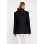 Women's Feather-Trimmed Tweed Blazer