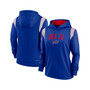 Women's Royal Buffalo Bills Sideline Stack Performance Pullover Hoodie