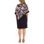 Women's Floral-Print Poncho Dress