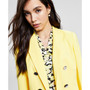 Women's Peak-Lapel Relaxed Buttoned-Cuff Blazer