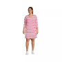 Women's Plus Size Cotton Slub 3/4 Sleeve Polo Dress
