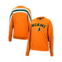 Women's Heathered Orange Miami Hurricanes Team Oversized Pullover Sweatshirt