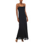 Women's Draped-Back Spaghetti-Strap Gown