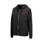 Women's Black Alabama Crimson Tide 2-Hit Full-Zip Hoodie