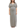 Printed Maxi Nursing & Maternity Dress
