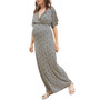 Printed Maxi Nursing & Maternity Dress