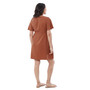 Women's Maternity Flutter Sleeve Dress