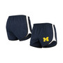 Women's Navy, White Michigan Wolverines Elite Shorts