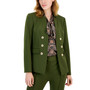 Women's Ponte Faux-Double-Breasted Blazer