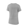 Women's Branded Heather Gray Texas Longhorns Basic Arch V-Neck T-shirt