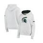Women's White Michigan State Spartans Big Logo Pullover Sweatshirt