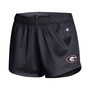 Women's Black Georgia Bulldogs Mesh Shorts