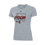 Women's Gray South Carolina Gamecocks 2023 NCAA Women's Basketball Tournament March Madness Final Four Regional Champions Locker Room T-shirt