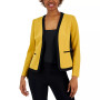 Women's Stretch Crepe Framed Open-Front Jacket