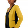 Women's Stretch Crepe Framed Open-Front Jacket