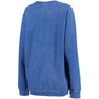 Women's Royal Kansas City Royals Script Comfy Cord Pullover Sweatshirt